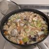 1477136の作ってみた!投稿(牡蠣とたっぷり野菜の土手鍋風)