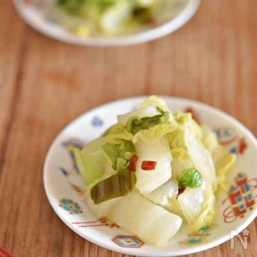 レンジで時短♪白菜の浅漬け【作り置き】