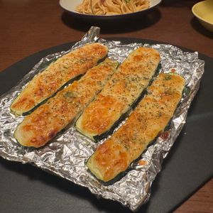 ariaの作ってみた!投稿(【ズッキーニの旨焼き】ぬって焼くだけで絶品♪)