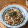 【納豆スパゲッティ】隠し味でさっぱり♪