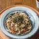 【納豆スパゲッティ】隠し味でさっぱり♪