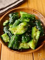 5分で完成!【旨塩鶏がらきゅうり】胡麻油香る♩