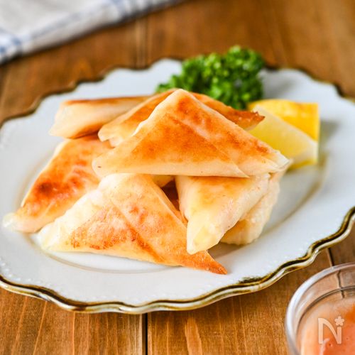 揚げずに簡単!【えびチーズ春巻き】