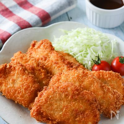 バッター液で作る！『さくさくチキンカツ』