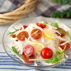 さっぱり爽やか！ミニトマトと新玉ねぎのレモンマリネ