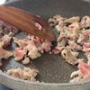 【天才的に旨い!絶品♡豚こまボロネーゼ】食べ応えもバッチリの工程2