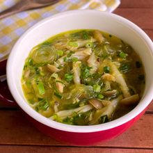 カップに入れてチンするだけ♪「きのこのカレー春雨スープ」