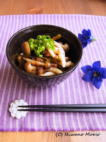 しめじの梅おかか昆布和え 【作り置きOK】