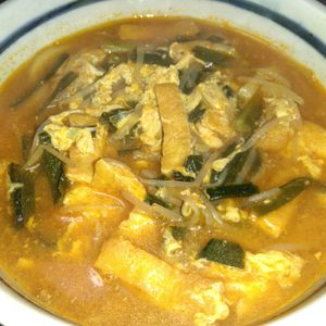 lalilulelonの作ってみた!投稿(具沢山でお腹いっぱい食べれる♡『韓国風チゲたまうどん』)