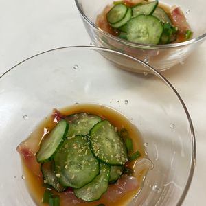 (・∀・)コロンの作ってみた!投稿(作業時間５分！火を使わず簡単【鯛の冷や汁風さっぱり丼】)