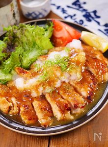 ガリバタレモンおろし🤭💕鶏むね肉のチキンステーキ