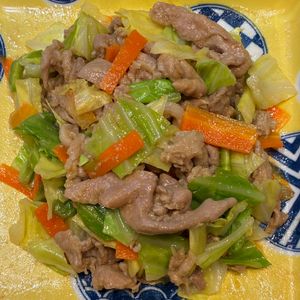 くだもの大好き🧡の作ってみた!投稿(レンジで出来ちゃう♪豚こま肉とキャベツの回鍋肉)