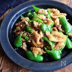 【ご飯が進む！豚ばらピーマンの甘辛にんにく炒め】10分おかず