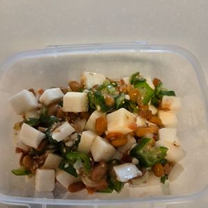 にゃんこさん🐱の作ってみた!投稿(暑い日にもさっぱり食べられる♪【ネバネバ食材の梅和え】)