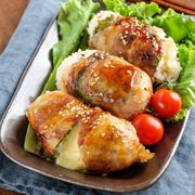 【子供がめちゃ喜ぶ！】青じそチーズの肉巻きおにぎり#リピ確定