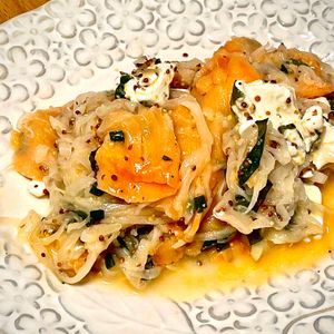 michuの作ってみた!投稿(アンチエイジング効果も！【サーモンと新玉ねぎのマリネ】)