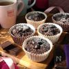 米粉で作る☆簡単濃厚チョコマフィン。