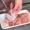 つけ込み0分!揚げずに簡単✨【絶品醤油唐揚げ】の工程1