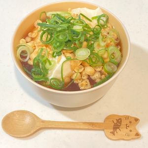 すみれの作ってみた!投稿(~とろみでポカポカ~揚げ出汁風あんかけ湯豆腐)