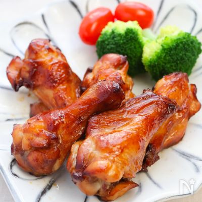 手羽元のお醤油ローストチキン