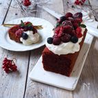 ベリーチーズクリームのビーツ・パウンドケーキ
