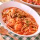 【ツナとえびのトマトクリームパスタ】牛乳&ワンパンでお手軽♪