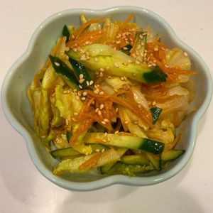 みわの作ってみた!投稿(やみつき!タレが決め手の簡単チョレギサラダ)