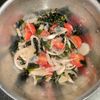 KUMIKOの作ってみた!投稿(トマトとわかめの胡麻ぽん和え│10分で完成！火を使わない副菜)