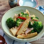 野菜をたっぷり味わう『筍とブロッコリーのアーリーオーリオ』