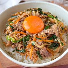 下味冷凍でラクちん♪食べる時に炒めるだけ【プルコギ丼】