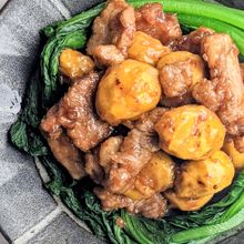 栗の季節にぜひ作って！！豚と栗の中華風照り煮