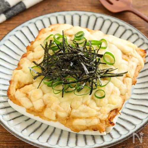 超簡単♡ツナ味噌マヨのはんぺんピザ