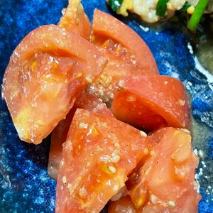 momoの作ってみた!投稿(【中華風トマトサラダ】食材1つ！スピード副菜♡)