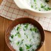 【一草粥】すずしろ（大根）の葉のおかゆの工程8