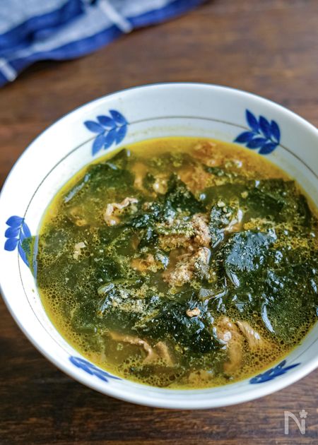 ミヨックッ(わかめスープ)・とぎ汁使用バージョン