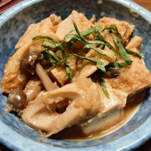 viviの作ってみた!投稿(レンジ10分味しみ！材料3つ♪【厚揚げとちくわのおろし煮】)