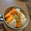 まもの作ってみた!投稿(美容と腸活の味方!【大根と柿の塩麹マリネ】)