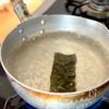 2歳飲み干す【栄養みそ汁】の下準備