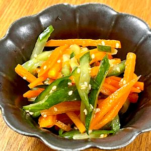 michuの作ってみた!投稿(【にんじんときゅうりの中華和え】食感がいい節約副菜♪)
