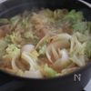 春キャベツのたっぷり黒ごま鍋の工程5