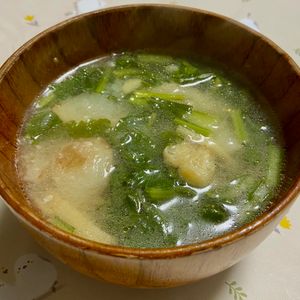 山子の作ってみた!投稿(とろとろ蕪と生姜のみぞれ汁)