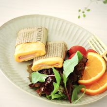 【オートミールレシピ】簡単生地で♪ハム&チーズブリトー