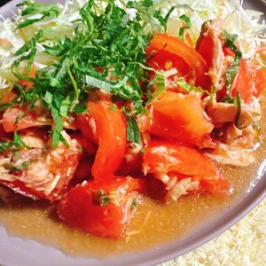 naoの作ってみた!投稿(【無限トマト】簡単♪切って混ぜるだけ)