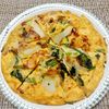よっこの作ってみた!投稿(ほうれん草たっぷり《スパニッシュオムレツ》)