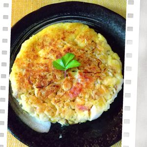 チョロリスの作ってみた!投稿(【もやしカレーチーズガレット】コスパ◎味付１本！)
