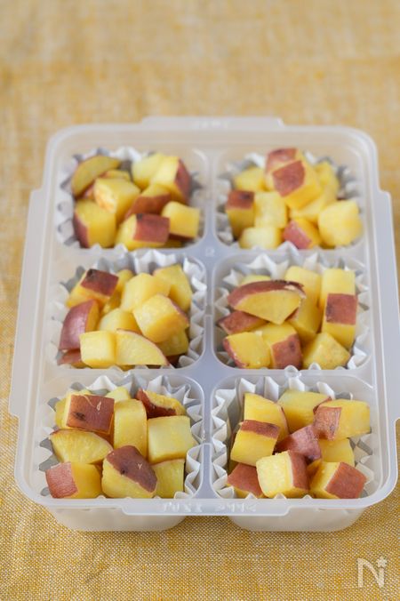 【冷凍作り置き】さつまいもの塩バター