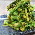大人の味わい♪菜の花のごま炒め