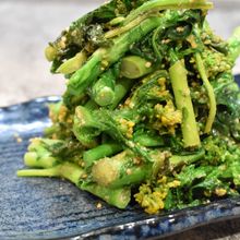 大人の味わい♪菜の花のごま炒め
