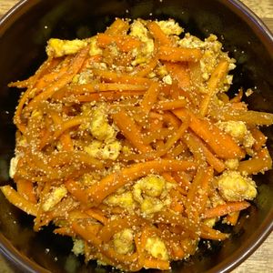 くだもの大好き🧡の作ってみた!投稿(明太子好きにはたまらない♪激うま♪明太にんじんしりしり♪)