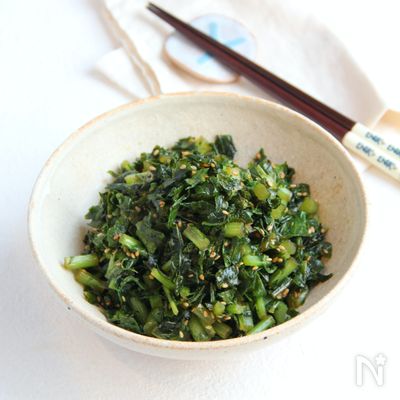 大根菜のごま炒め